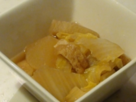 油あげと白菜と大根の煮物 レシピ 作り方 By とこと11 楽天レシピ 油あげと白菜と大根の煮物 レシピ 作り方 By とこと11 楽天レシピ